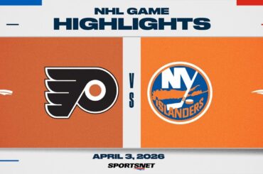NHL Highlights | Flyers vs. Islanders - April 3, 2026