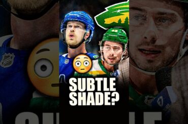 DID QUINN HUGHES JUST TAKE A SUBTLE JAB AT ELIAS PETTERSSON? (Re: Canucks, JT Miller, Wild)