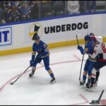 Pierre-Luc Dubois has received a match penalty for intent to injure on Robert Thomas ❌