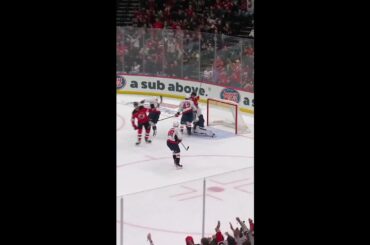 Dougie Hamilton with a Short Goal vs. Washington Capitals