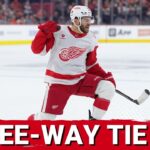 THREE-WAY TIE: DeBrincat and Kane do damage against Flyers, pulling the Red Wings back in the race
