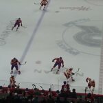 Laval Rocket's Kaapo Kähkönen makes a breakaway save vs. Calgary Wranglers' Parker Bell 4/3/26