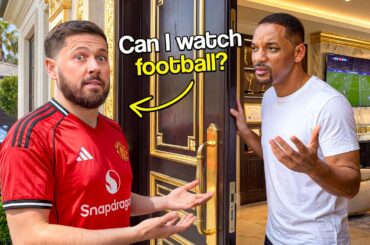 Asking Celebrities To Watch Football in THEIR Home