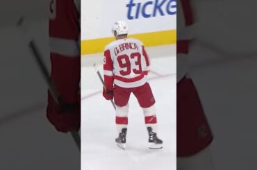 A Red Wings LEAD courtesy of Alex DeBrincat 🐱