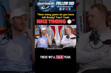 Matthew Tkachuk “we’ll talk” to #Sens Brady Tkachuk on expiring contract in 2 years 👀 #NHL #Hockey