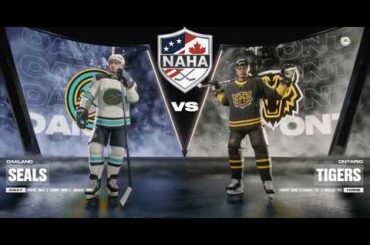 NAHA 2025-26 Season - Oakland Seals (19-15-4) @ Ontario Tigers (14-17-6)