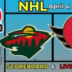 🔴 Minnesota Wild vs Ottawa Senators LIVE | NHL | April 4, 2026 | Live Updates & SCOREBOARD