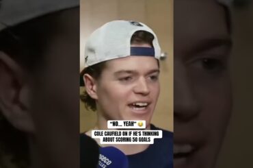 Cole Caufield Kept it Real 💯