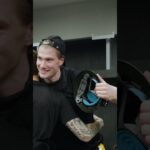 Elmer Soderblom Gets the Postgame Helmet 👏 #nhl #penguins