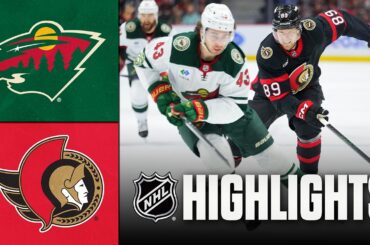 Wild vs. Senators | NHL Highlights | April 04, 2026