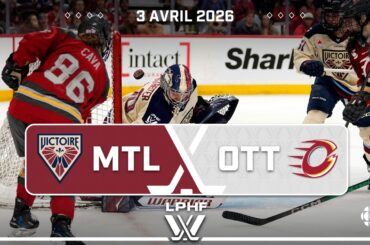 LPHF : Victoire de Montréal c. Charge d'Ottawa - Faits saillants (PWHL)