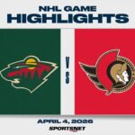 NHL Highlights | Wild vs. Senators - April 4, 2026