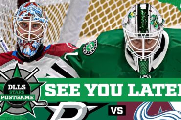 Scott Wedgewood & The Colorado Avalanche Blank The Dallas Stars 2-0 | DLLS STARS POSTGAME