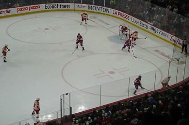 Rory Kerins of the Calgary Wranglers scores vs. the Laval Rocket 4/4/26