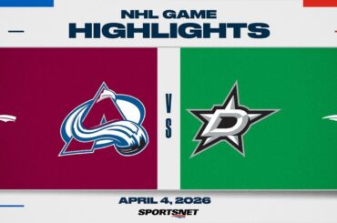 NHL Highlights | Avalanche vs. Stars - April 4, 2026