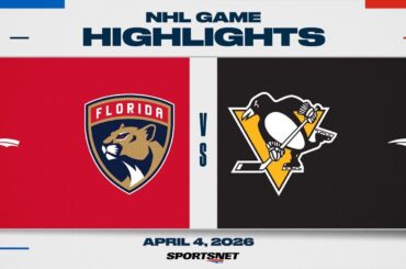 NHL Highlights | Panthers vs. Penguins - April 4, 2026