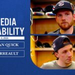 NYR vs DET: Jonathan Quick & Gabe Perreault Postgame Media Availability | Apr. 4, 2026