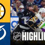 Bruins vs. Lightning | NHL Highlights | April 04, 2026