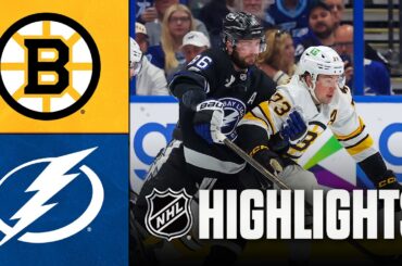 Bruins vs. Lightning | NHL Highlights | April 04, 2026