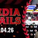 Jake Sanderson, Shane Pinto, Travis Green Postgame Media vs MIN