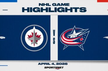 NHL Highlights | Jets vs. Blue Jackets - April 4, 2026