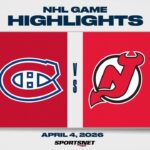NHL Highlights | Canadiens vs. Devils - April 4, 2026