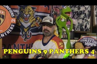 Florida Panthers Lose To Pittsburgh Penguins 9-4 Finally Toast