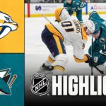 Predators vs. Sharks | NHL Highlights | April 04, 2026