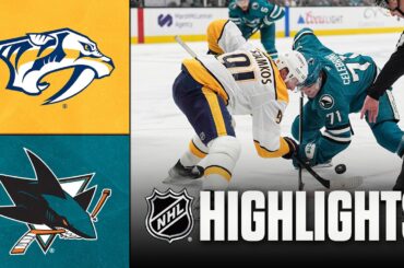 Predators vs. Sharks | NHL Highlights | April 04, 2026