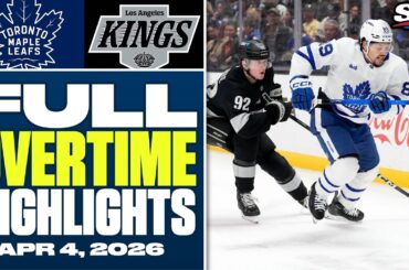 Toronto Maple Leafs at  Los Angeles Kings | FULL Overtime Highlights - April 4, 2026