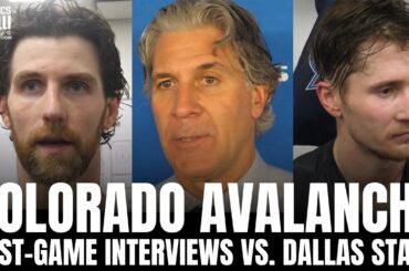 Scott Wedgewood, Martin Necas & Jared Bednar Recap Colorado SHUTOUT vs. Dallas, Playoff Outlook