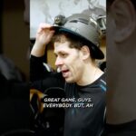 Geno Malkin gets the postgame helmet 🔥 #nhl #penguins #hockey