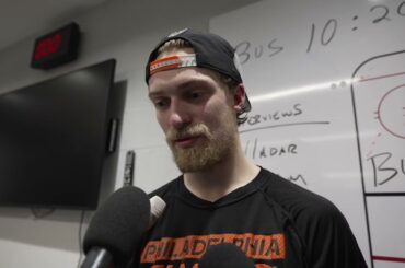 4/3 PHI @ NYI Postgame: Travis Sanheim