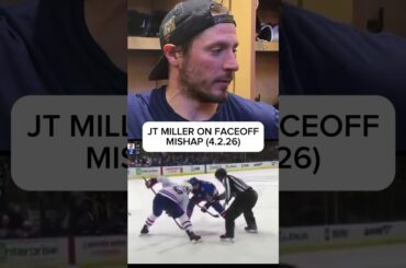 Miller Faceoff Mishap #newyorkrangers