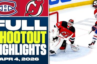 Montreal Canadiens at New Jersey Devils | FULL Shootout Highlights - April 4, 2026