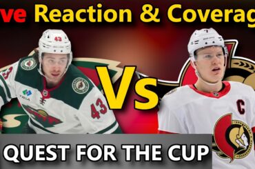 Ottawa Fighting For Survival 🔥 | Wild vs Senators LIVE