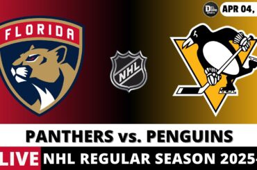 FLORIDA PANTHERS VS PITTSBURGH PENGUINS 🏒 NHL Game Score Radio Play-by-Play