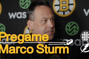 Marco Sturm talks ahead of BOS @ TBL