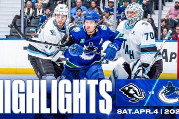 Game in 10 | Vancouver Canucks vs. Utah Mammoth Highlights (Apr 4, 2026)