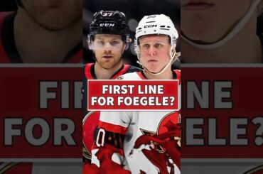 Has the time come to try Warren Foegele on the first line? 👀🤔#GoSensGo #OttawaSenators #NHL #hockey