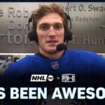 Tage Thompson Describes the Playoff Energy Around Buffalo 🔥