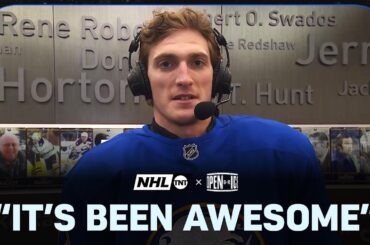 Tage Thompson Describes the Playoff Energy Around Buffalo 🔥