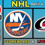 🔴 New York Islanders vs Carolina Hurricanes LIVE | NHL | April 5, 2026 | Live Updates & SCOREBOARD