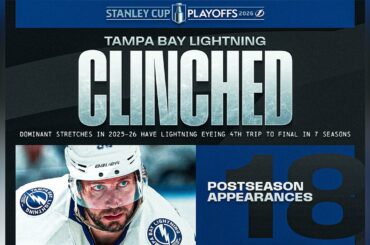 Lightning are IN 🚨 Kucherov, Point & the Lightning's Best Plays of the Season