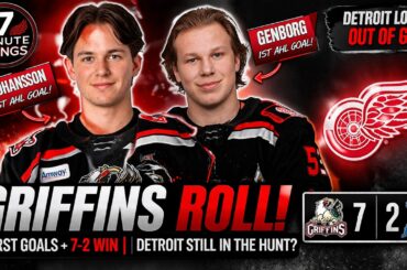 7 Minute Wings: Out of Gas? ⛽ Red Wings Hanging On | Griffins ROLL