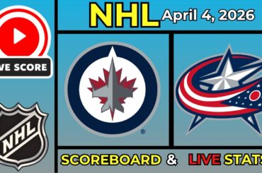 🔴 Winnipeg Jets vs Columbus Blue Jackets LIVE | NHL | April 5, 2026 | Live Updates & SCOREBOARD