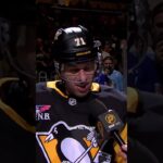Geno shows love to Pens fans after his big night 🥹 #nhl #penguins #hockey