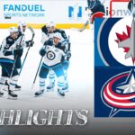 Columbus Blue Jackets vs. Winnipeg Jets - Game Highlights