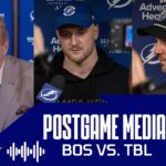 Postgame Media vs BOS | Raddysh, D'Astous, Cooper