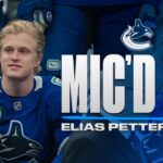 Defenceman Elias Pettersson Mic'd Up | Vancouver Canucks Team Photo & Practice